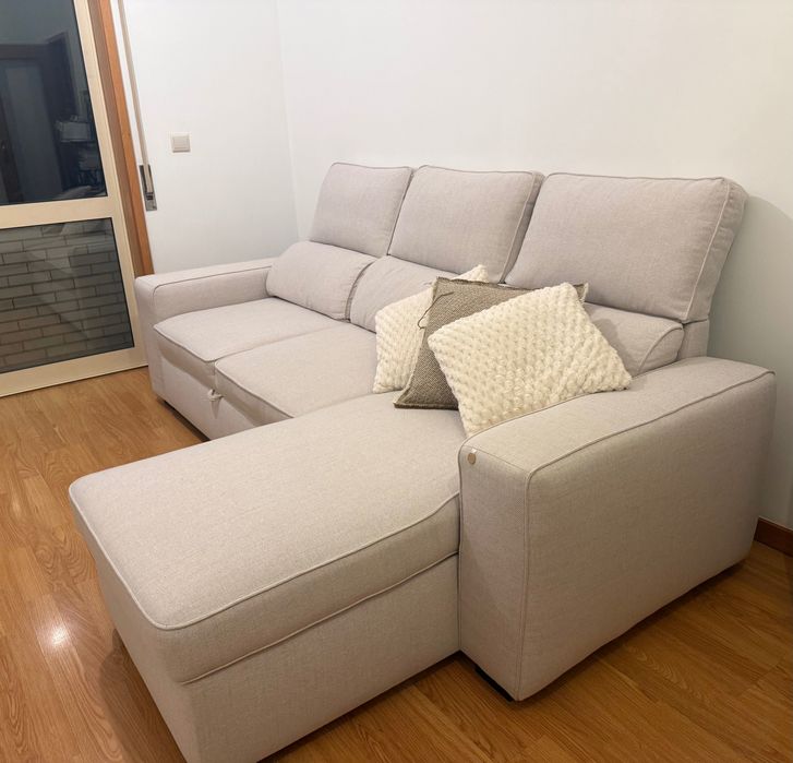 Sofá chaise longue c/cama - Gato Preto