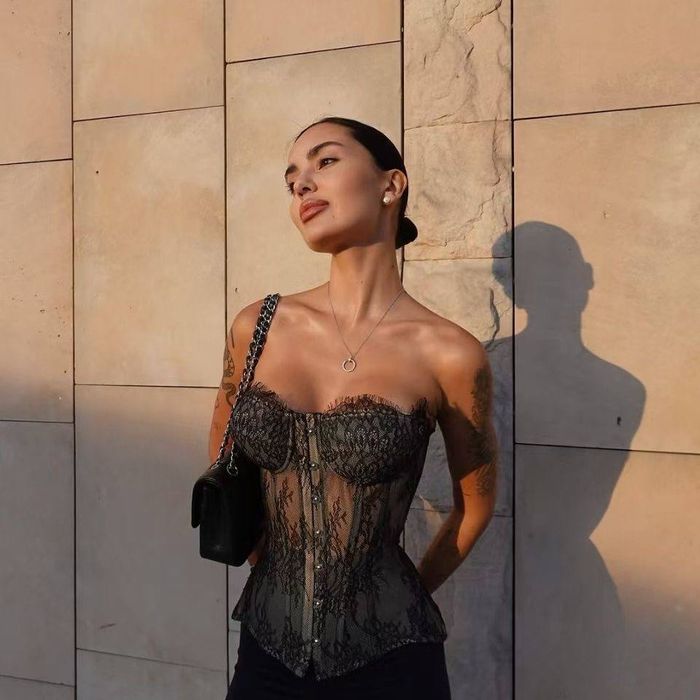 Корсет кружевний, мереживний корсет, корсет в стилі agent provocautor