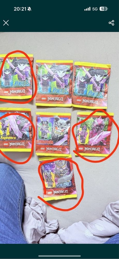 Lego ninjago minifigures marvel saszetki polybag