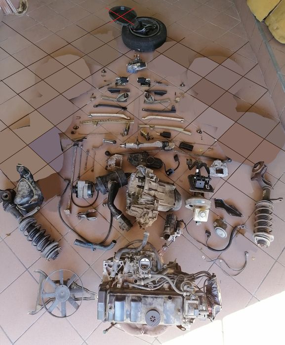 Citroën AX muitas peças (Tenho fotos detalhadas para interessados)