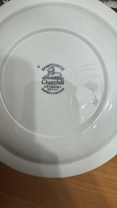 Тарелка коллекционная Sampsonite Churchill England Англия