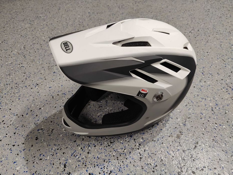 Kask Rowerowy Bell Fullface Sanction biały - rozmiar L