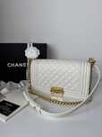 Torebka Chanel Boy white biała ideał