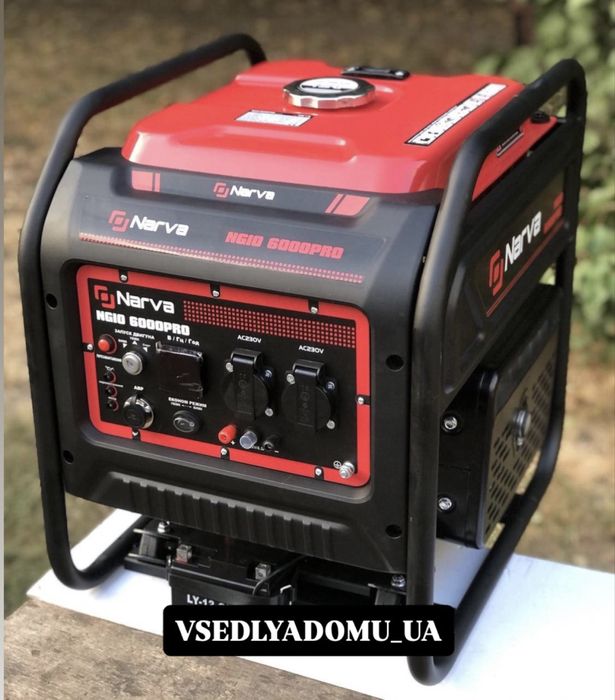 Інверторний генератор Narva NGI-600 6 квт, запуск із ключа.