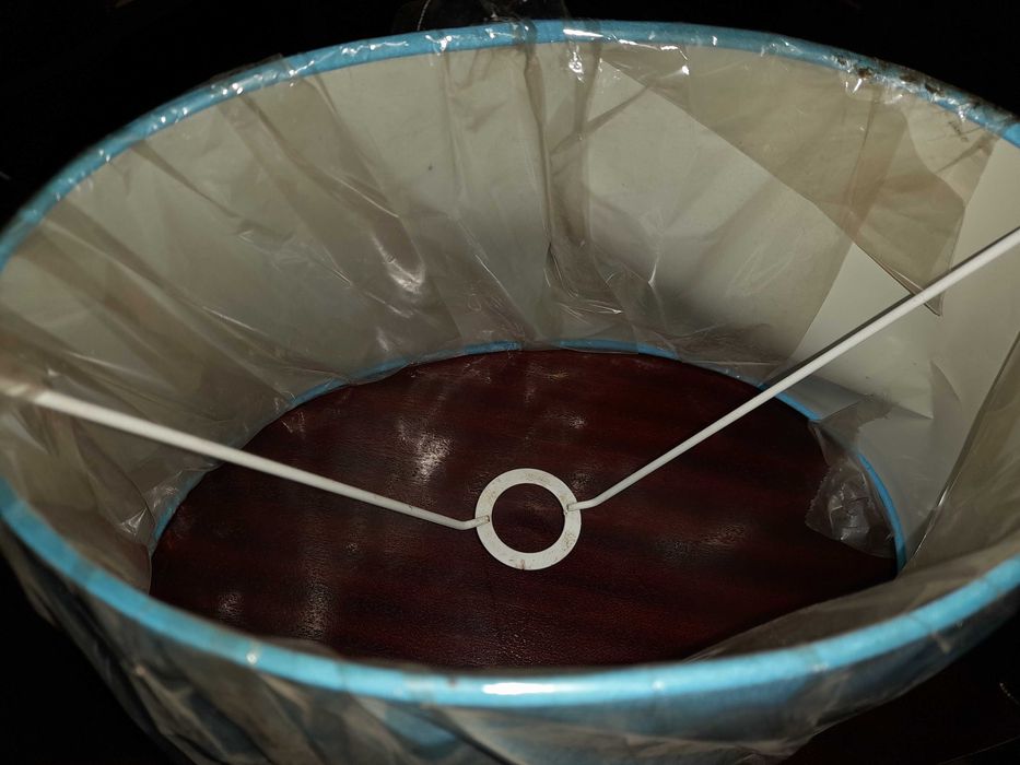 Candeeiri/Abajur azul para quarto/sala