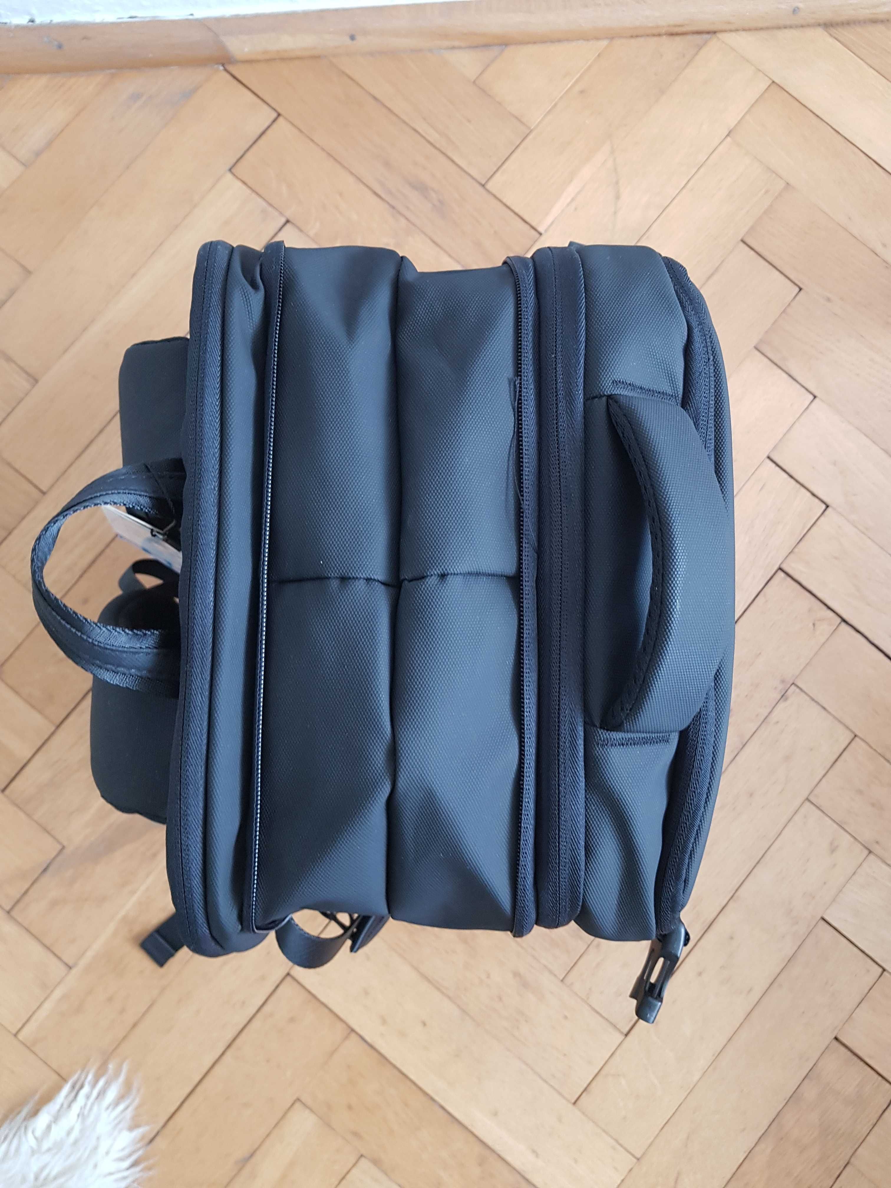 Plecak na laptopa 15,6 torba usb powiekszajacy nowy 22 lub 38L