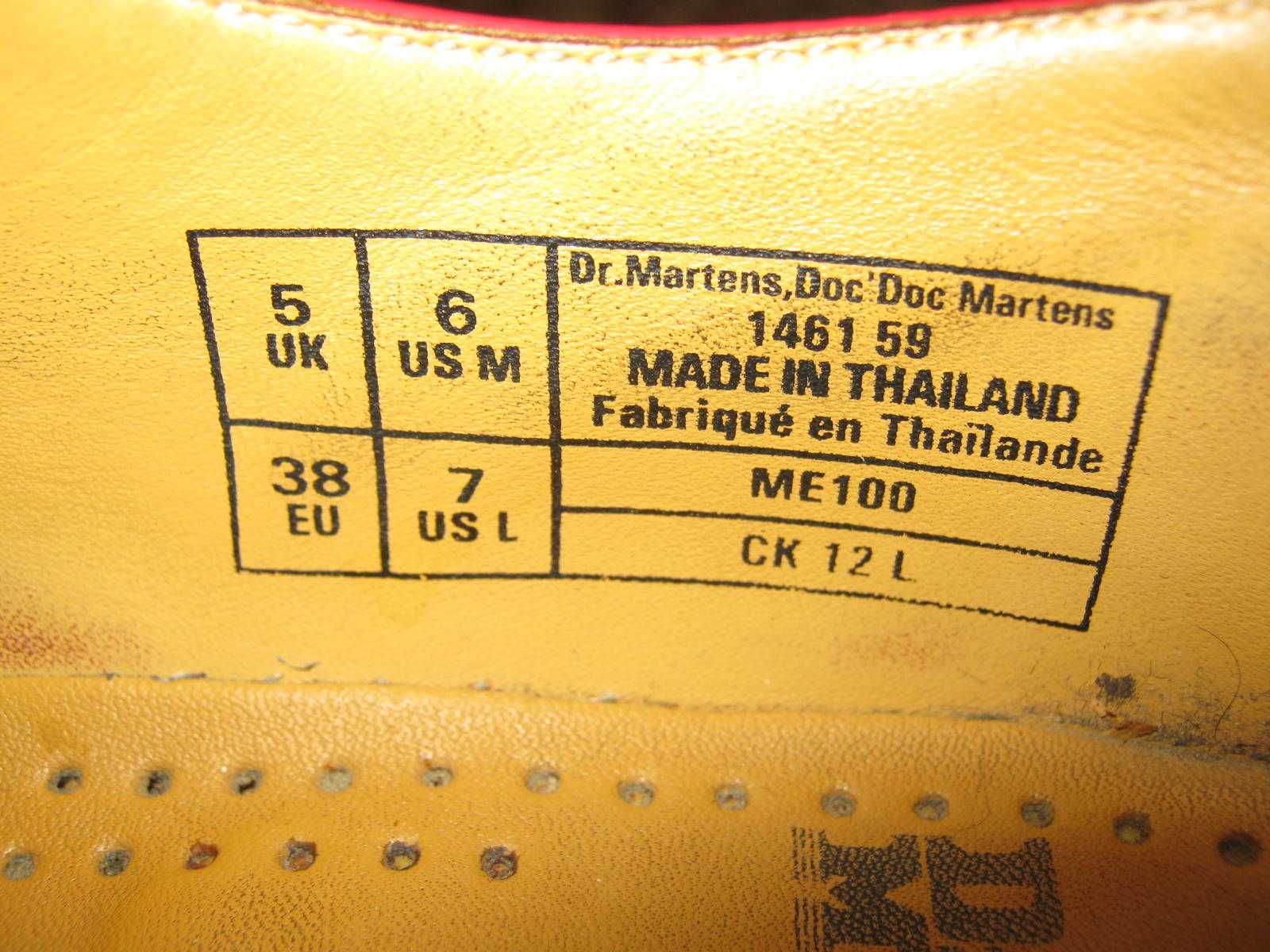 Dr.Martens 1461 , оригинал-24см по стельке