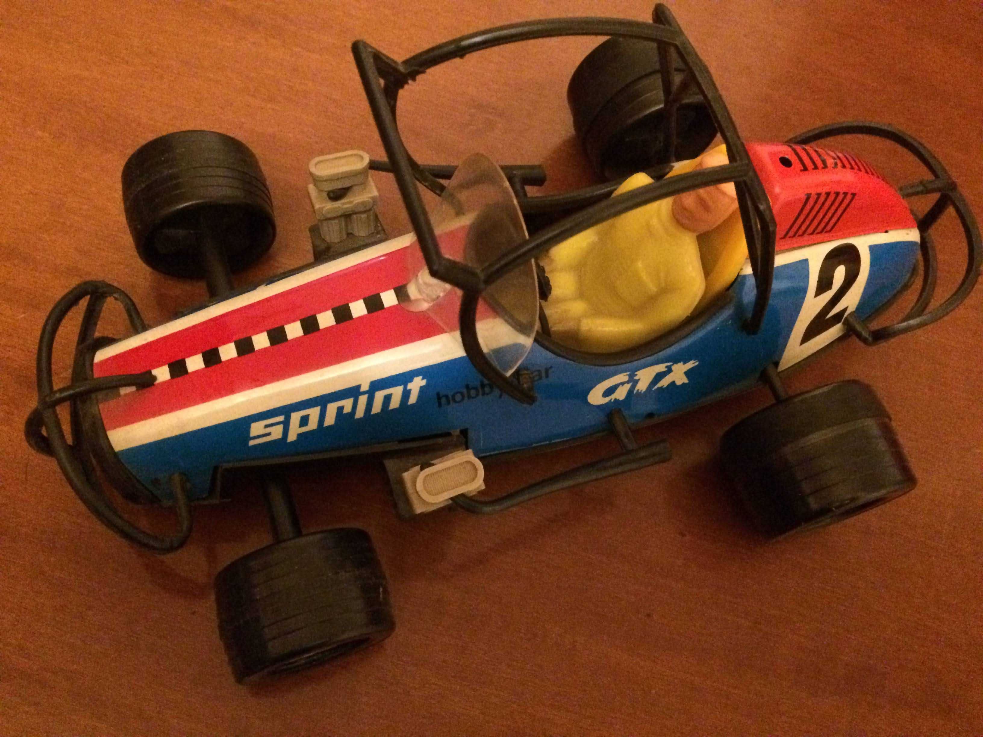 Машинка детская Sprint 2 GTX с гонщиком  GDR 70-80 годов
