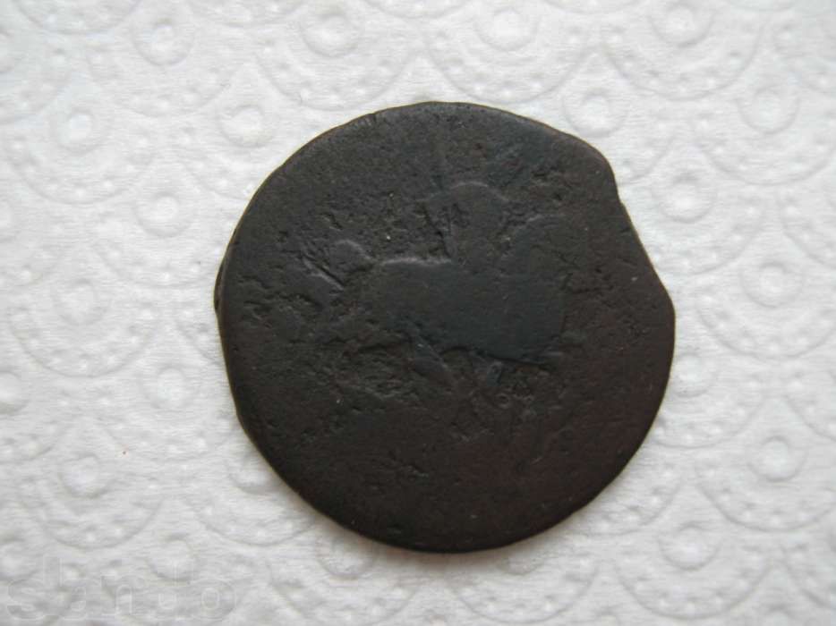 Монета 1 копейка 1760 года
