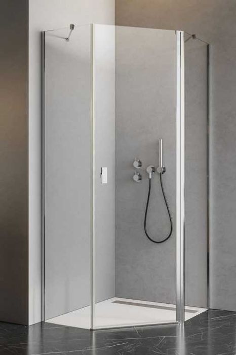 Kabina Radaway Nes PTJ 80x80 cm drzwi lewe+brodzik niski syfon Lublin