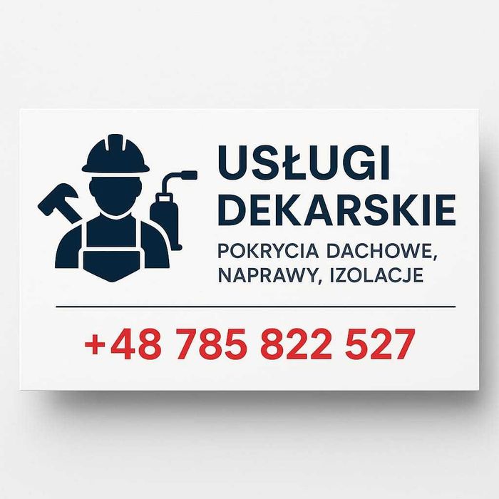 Usługi dekarskie/dekarz/papa/dekarstwo/ termoizolacja/