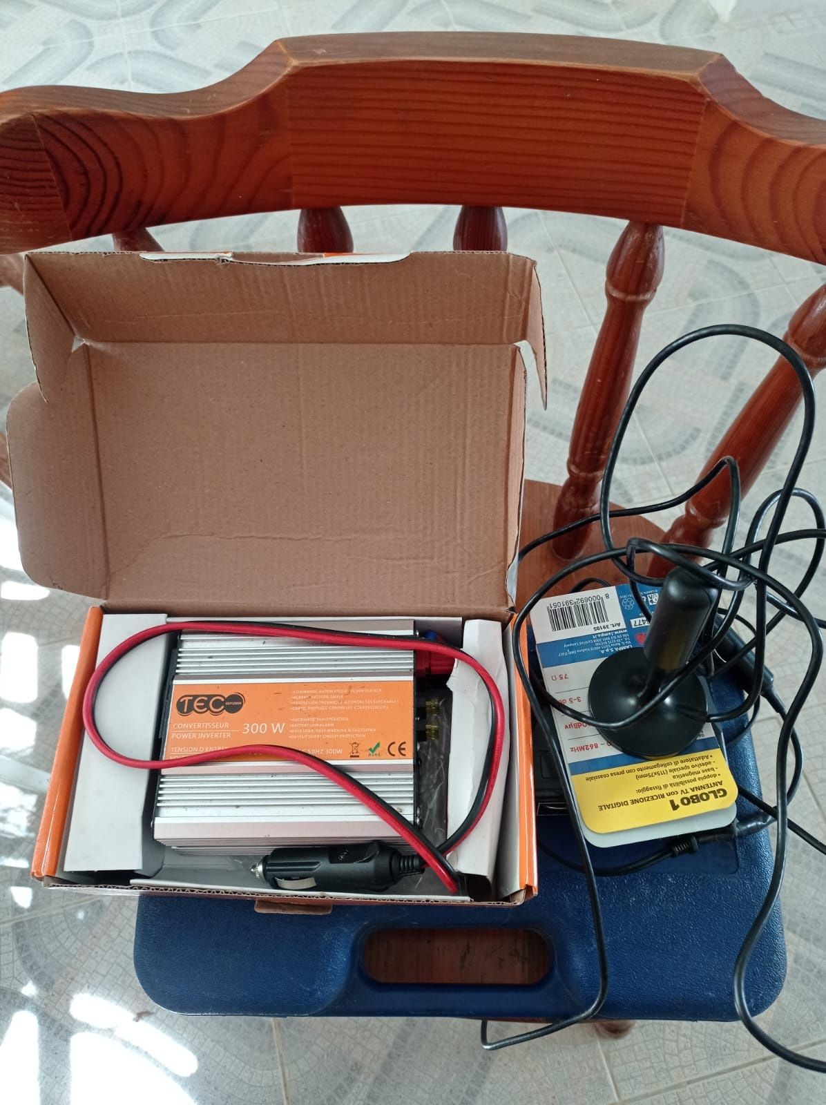 Frigorífico e chave rodas  desmultiplicadora