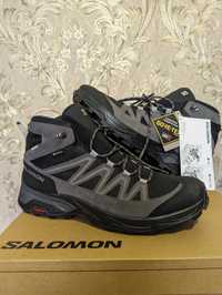 Берці, трекінгові черевики SALOMON X Ward Leather Mid GORE-TEX