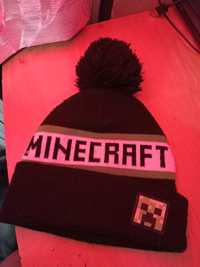 Шапка Minecraft зимова