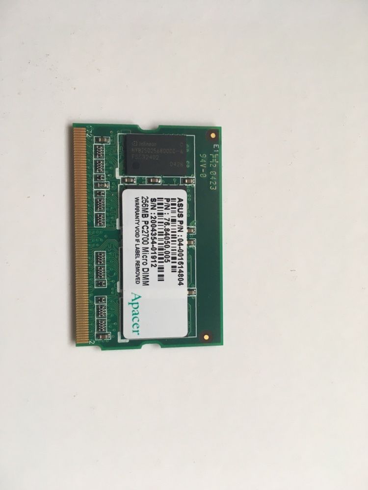 Memória RAM SO-DIMM 256MB