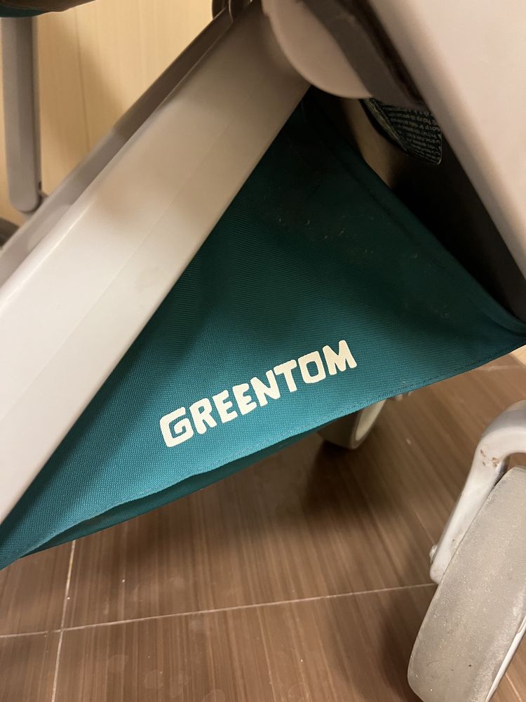 Прогулянкова коляска Greentom Upp Classic (White/Teal)