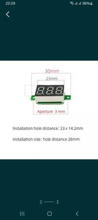 Индикатор напряжения DC 4=40V