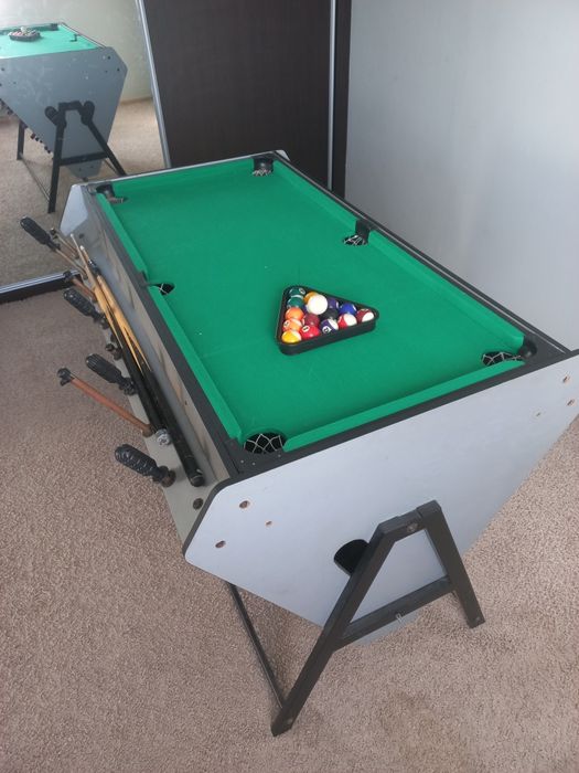 Stół do gry 3 w 1 piłkarzyki bilard cymbergaj
