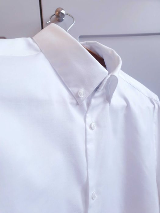 Biała koszula męska slim fit Burton kolnierzyk 37 38 rozmiar S XS