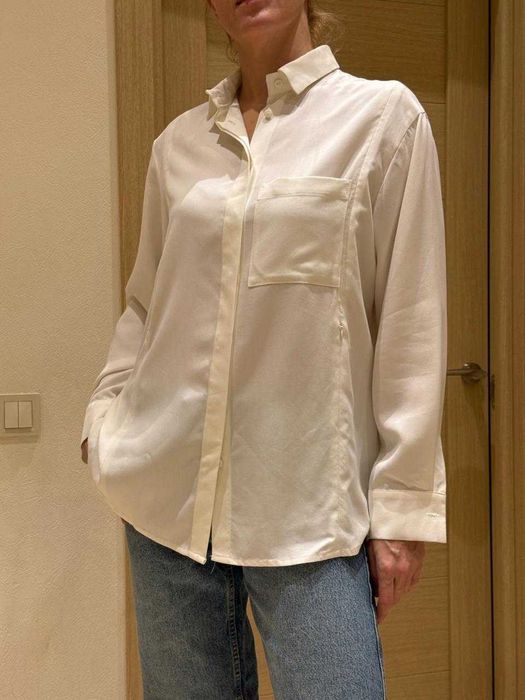 Сорочка для годуючої мами. Молочний колір. Розмір L