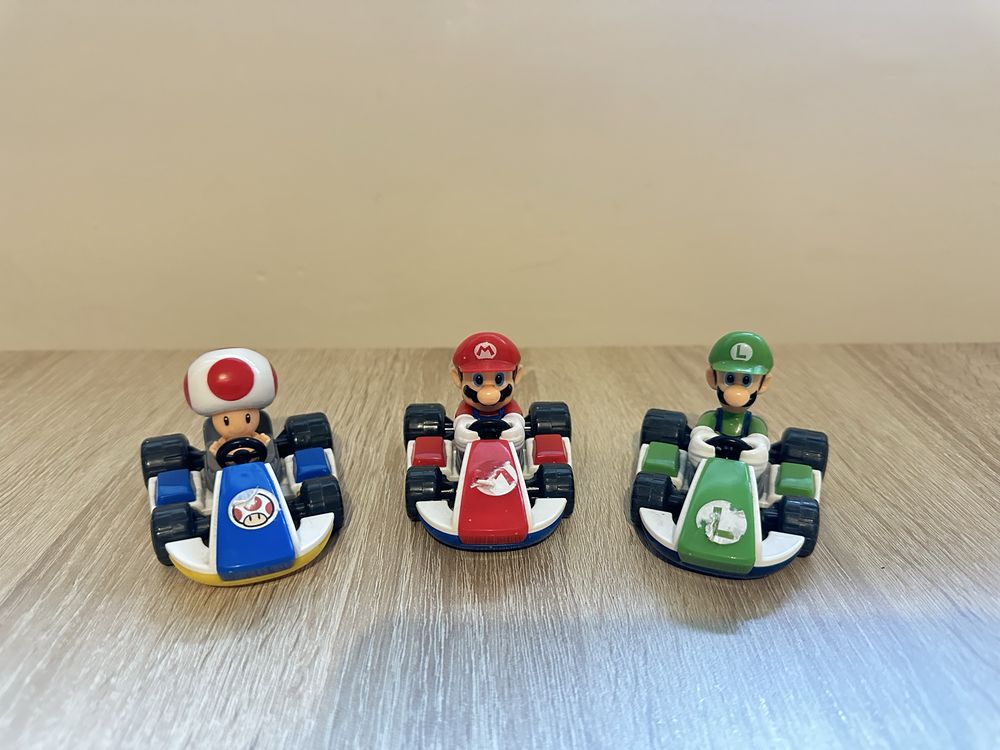 3 Bonecos Super Mario Kart
