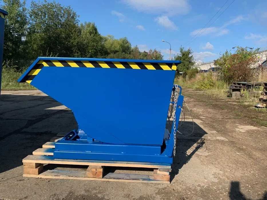 Kontener metalowy samowyładowczy NTK HD 1100L Koleba, pojemnik.