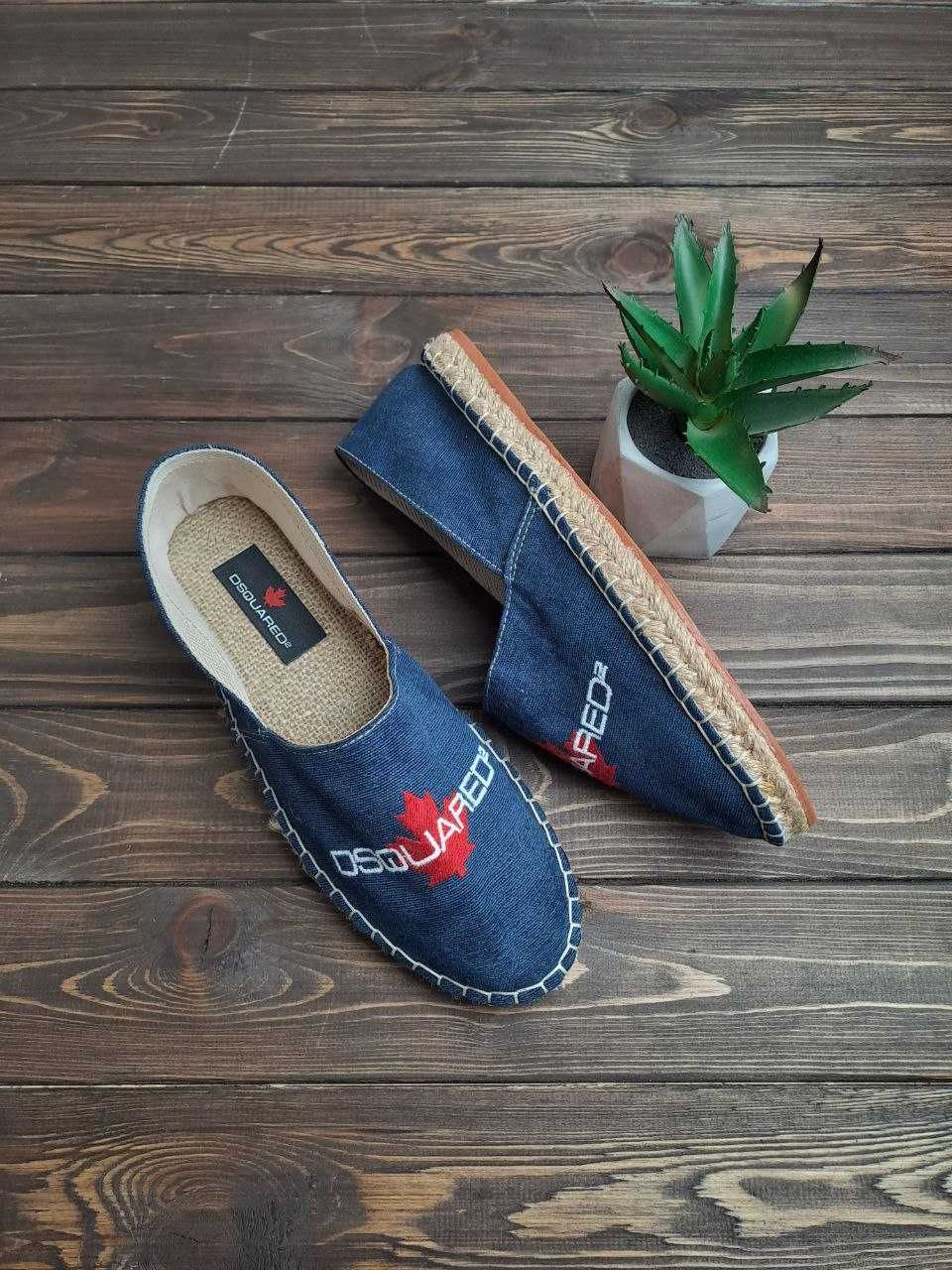 ЗНИЖКА! 41 (26,5) та 40 (26) Еспадрилі Dsquared2 капці эспадрильи
