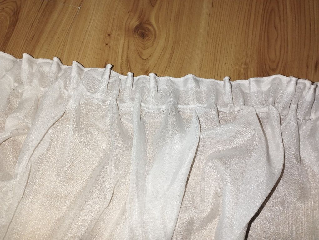 Okazja ! Uszanowana Jak Nowa Elegancka Firana z Gipiora+ Gratis.