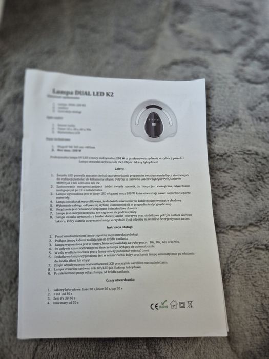 Lampa do paznokci i samouczek