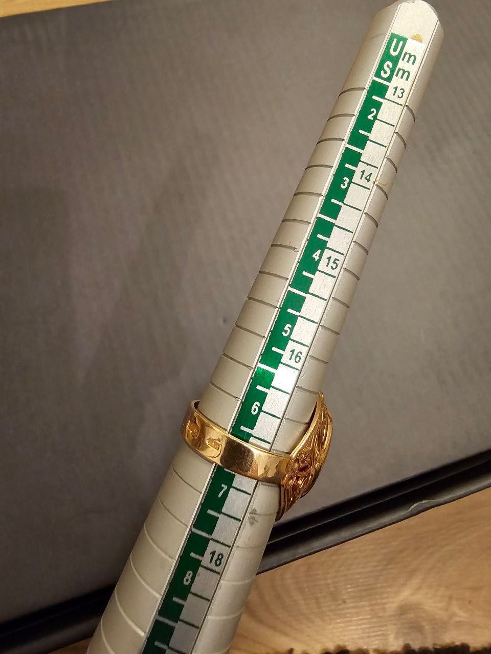 RZADKI Vintage Złoty pierścionek z kamieniem 583* 14K ZSRR