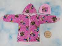 Kurtka softshell Minecraft dla dziewczynki nowa handmade rozm 128