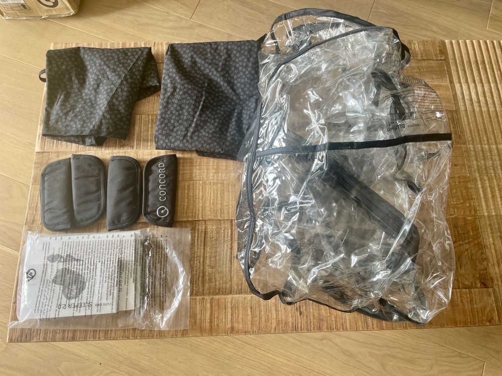 Wózek Concord Wanderer gondola + spacerówka + akcesoria