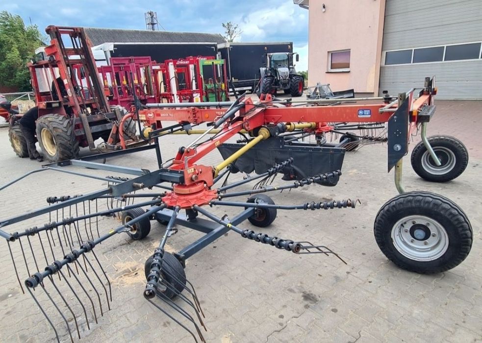 Zgrabiarka dwukaruzelowa deutz fahr 7641 vicon/kuhn/kverneland/fella