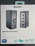 eStuff Pro Dual Dock excluding USB4 - stacja dokująca - macBook Apple