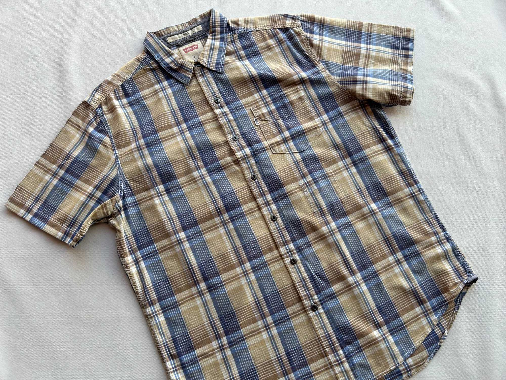 Koszula w kratę z krótkim rękawem Levi's rozmiar M
