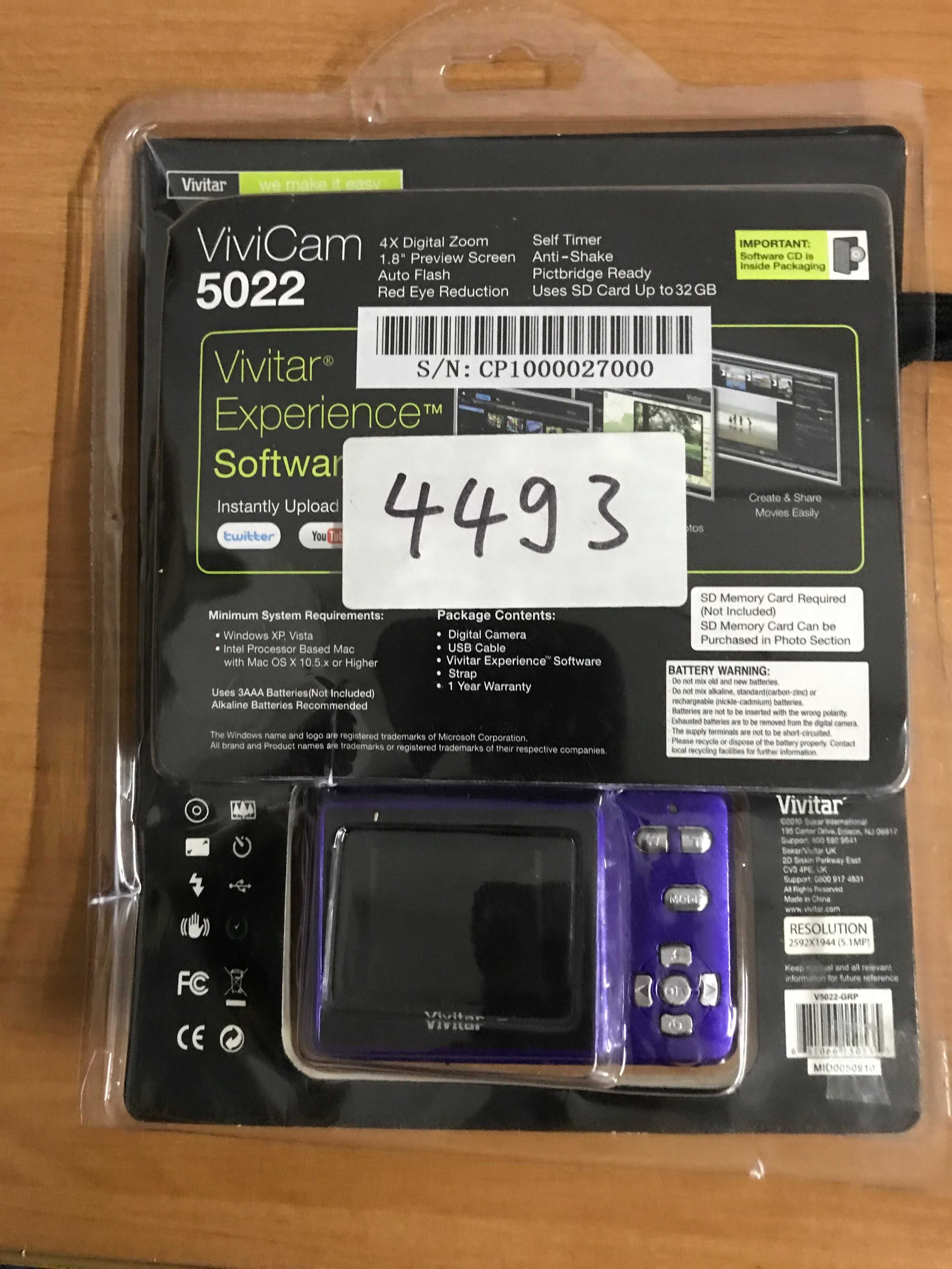 Aparat cyfrowy vivicam 5022