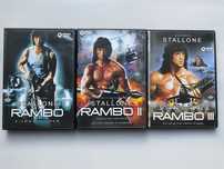 John Rambo trzy częsci 1, 2 i 3 na DVD