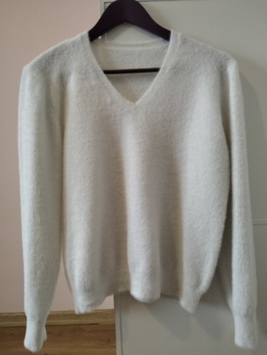 Sweter "alpaka" biały