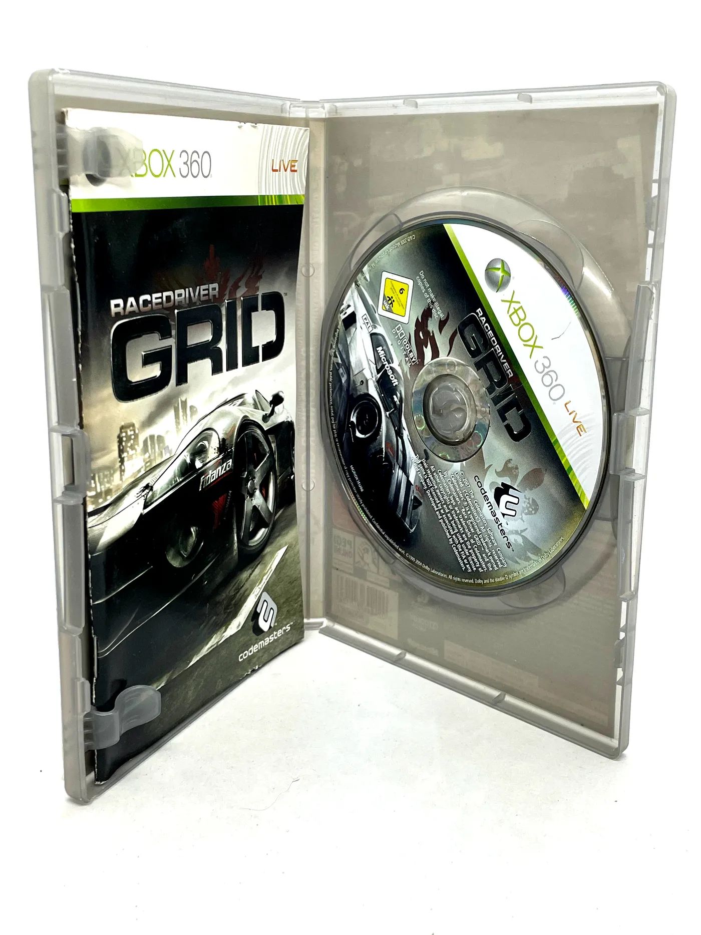 Racedriver GRID Xbox 360 Po Angielsku