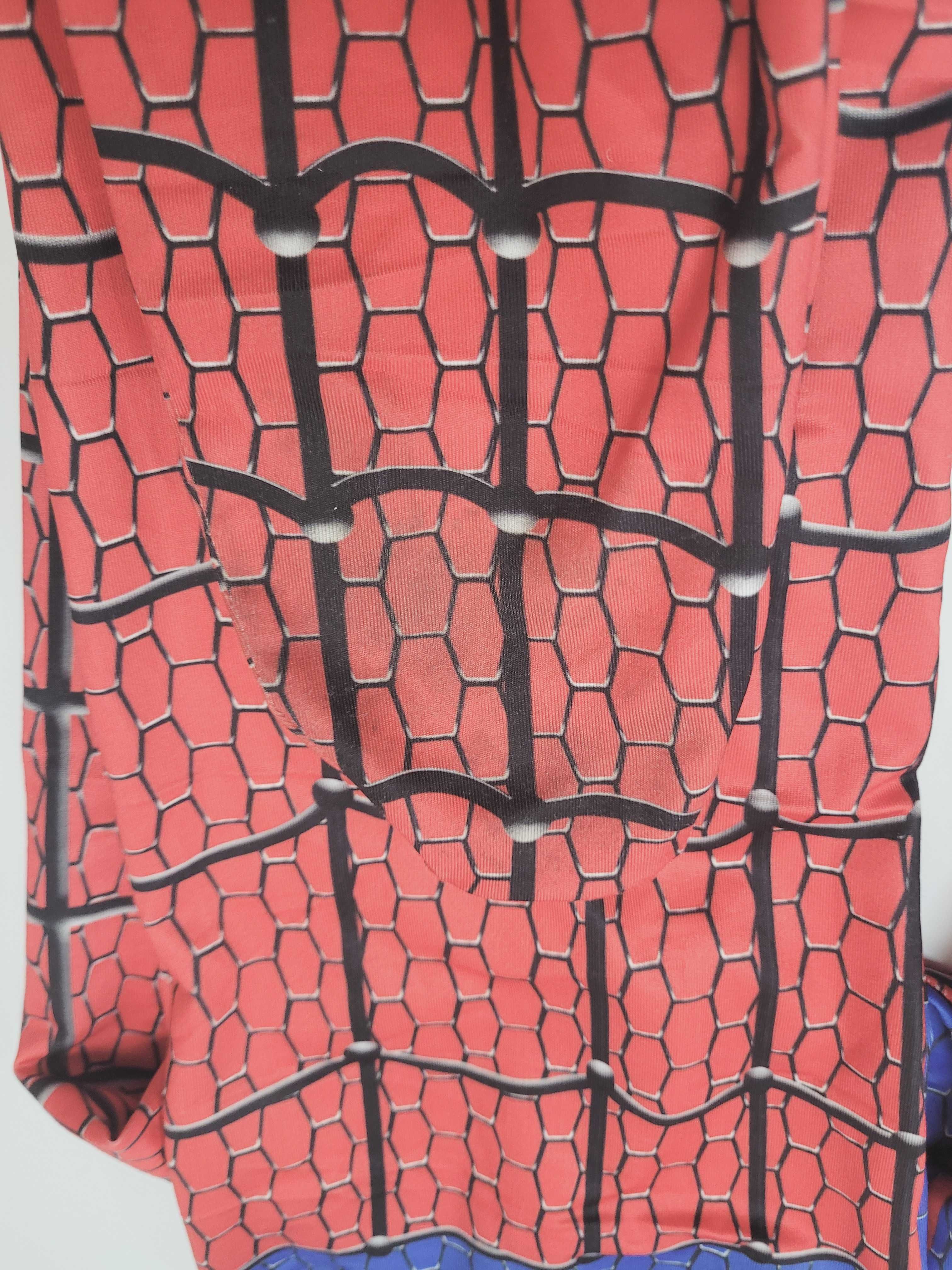 Strój Spiderman Kostium Przebranie Maska rozmiar 190cm/107/K