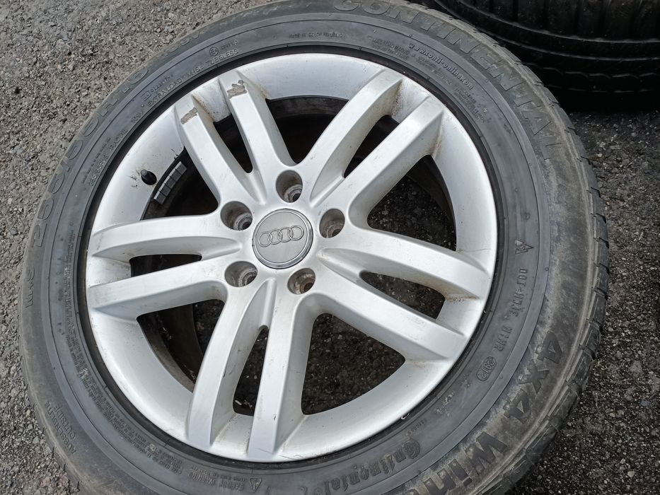 Koła zimowe Audi Q7 felgi aluminiowe 18 5x130 opony 255/55r18 używane