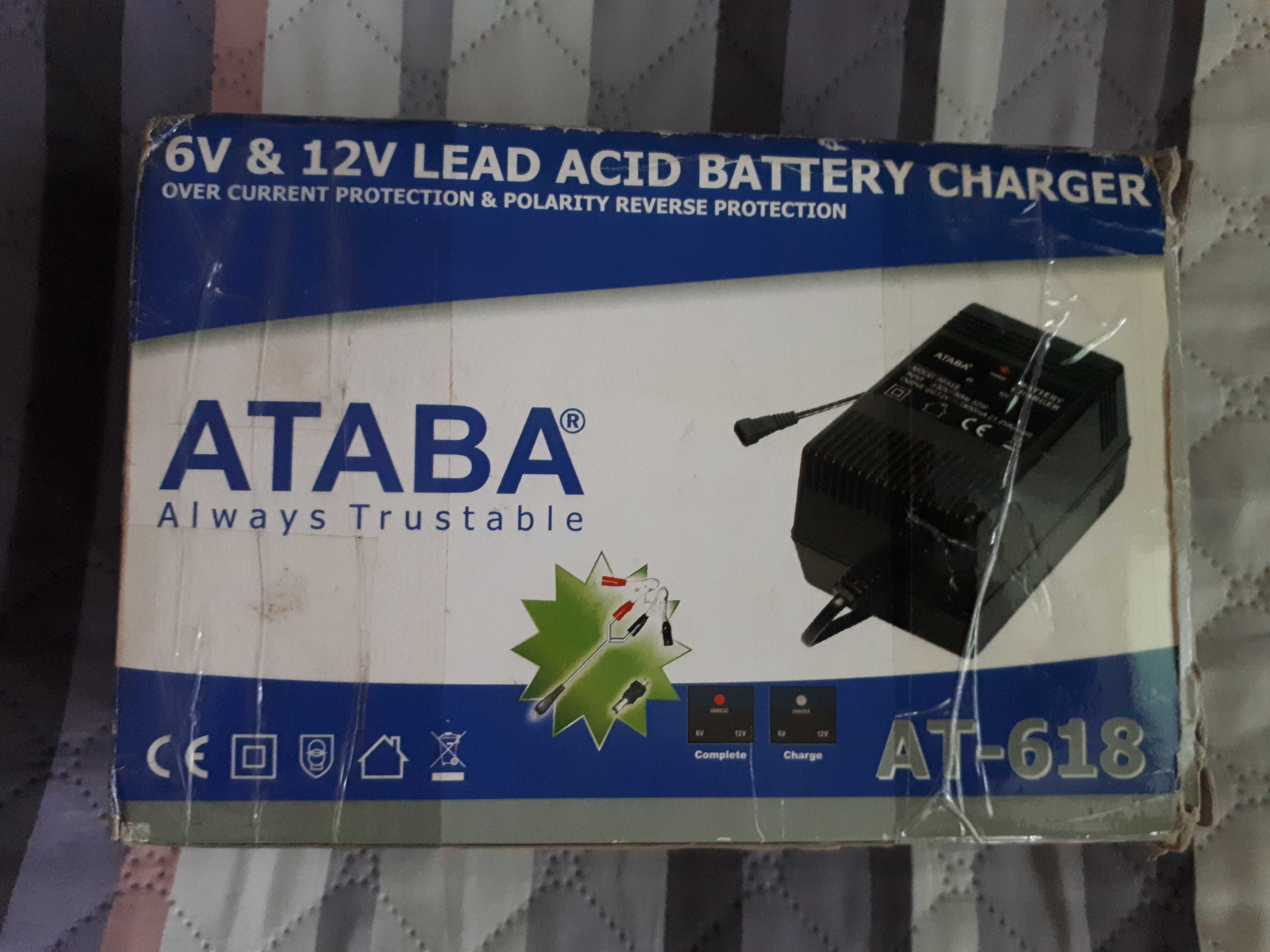 Зарядное устройство ATABA AT-618(Автоматическое)6/12V свинцово-кислот