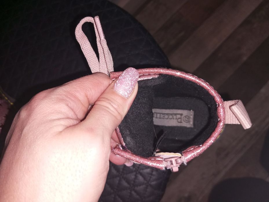 Botki trapery dziewczęce r 27