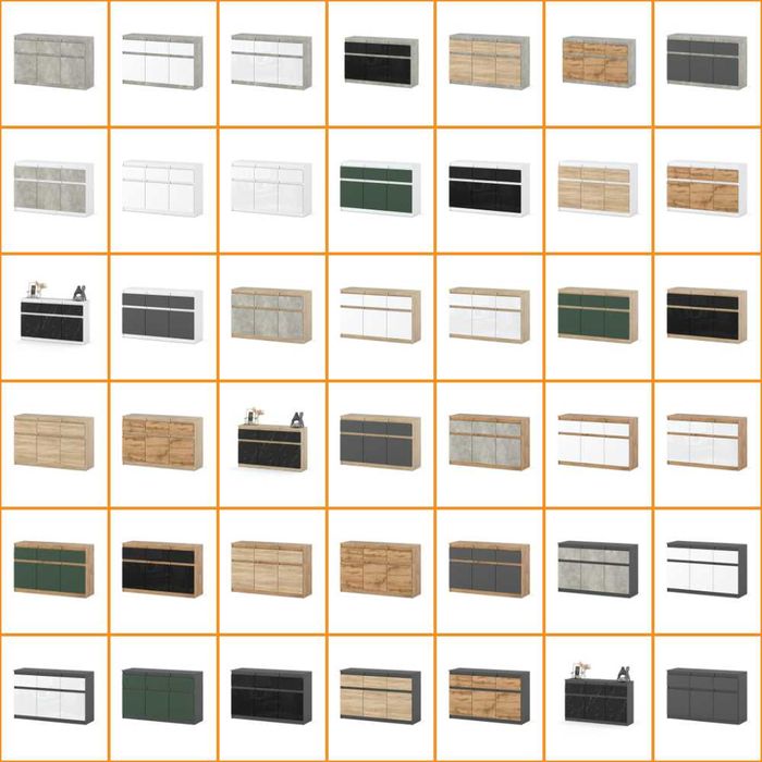 Komoda Szeroka Nowoczesna Oleksa 120cm Szafka 3 Szuflady Do Sypialni