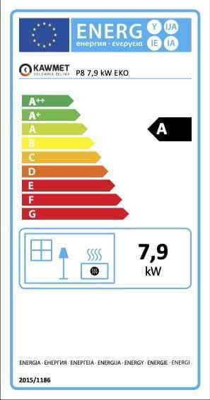 Piec piecyk kominek żeliwny wolnostojący nowoczesny koza KAWMET P8 ECO