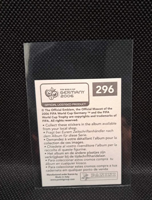 3 Cromos - Jogadores Portugueses - Mundial 2006 - Panini