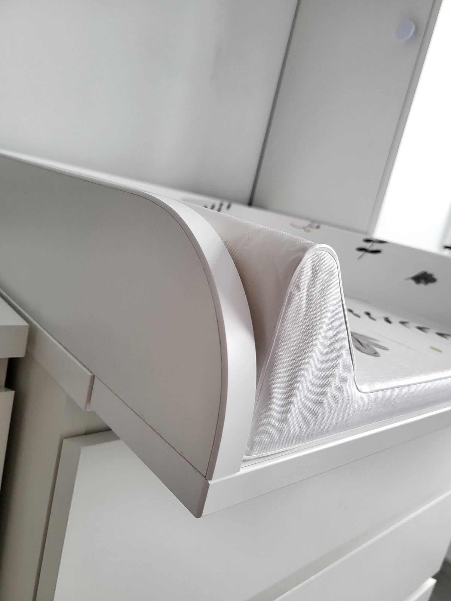 Nakładka przewijak na komodę Malm biała Ikea + usztywniony przewijak