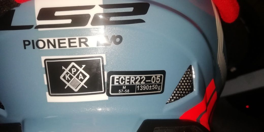 Capacetes Ls2, com viseira topo óculos