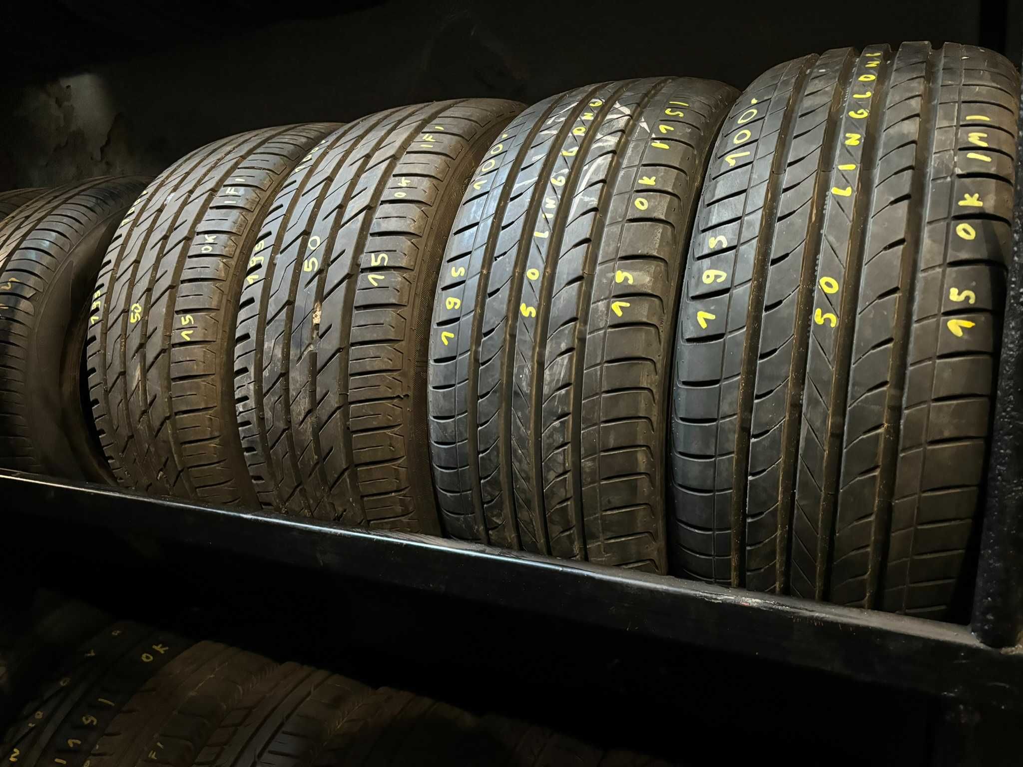 4X Opony Letnie 195/50R15 82V 2X VIKING 2X LINGLONG 6.8MM CAŁE!