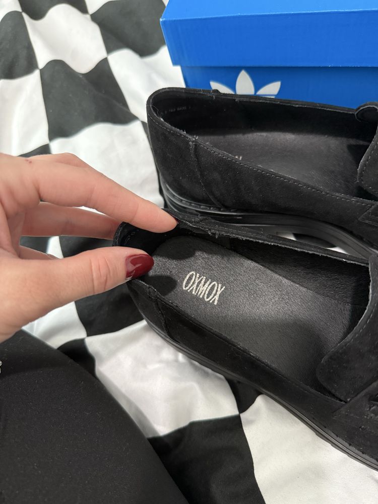Buty mokasyny czarne